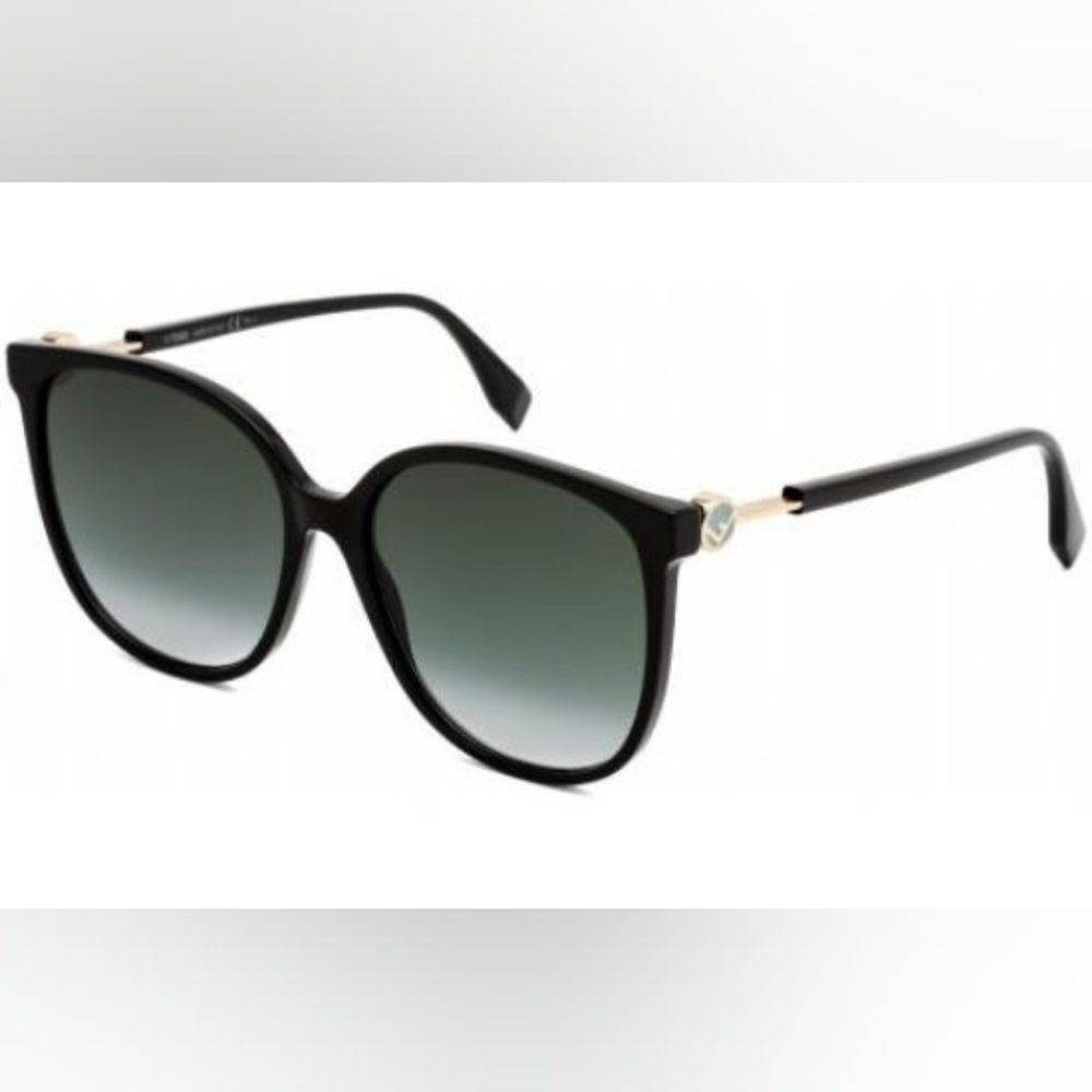 New Fendi Oversized Black Sunglasses